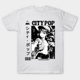 Retro Manga City Pop Vaporwave Aesthetic Anime #6 T-Shirt